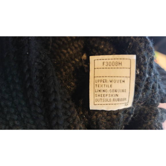 UGG Cardy Black 3 Button High Low Winter Warm Women's Boots 8 - Picture 10 of 10